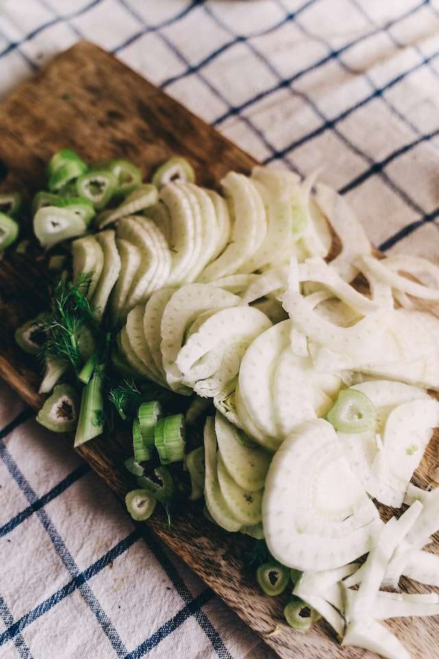 Fenchel aufgeschnitten